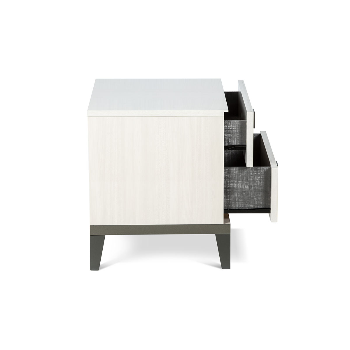 SET RESPALDO ROSEN QUEEN MADERA + VELADORES MONT BLANCO - 7