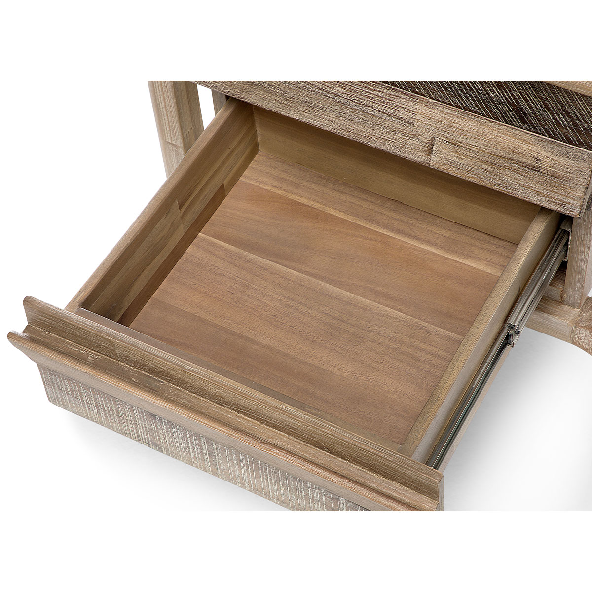SET RESPALDO 2 PLAZAS + VELADORES MADERA ROSEN LICABETO - 5