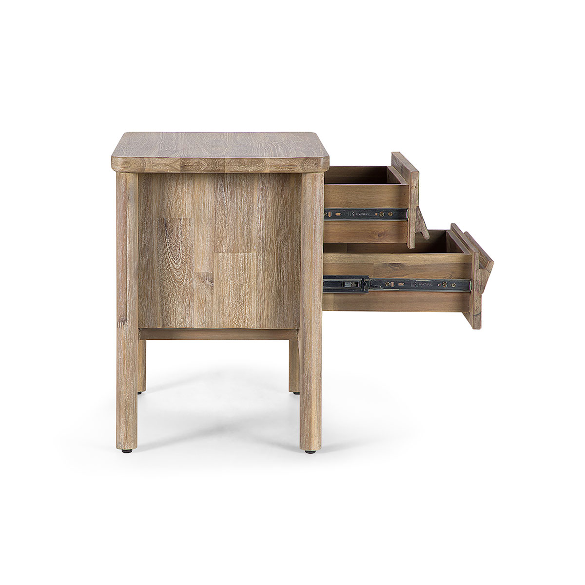 SET RESPALDO KING + VELADORES MADERA ROSEN LICABETO - 6