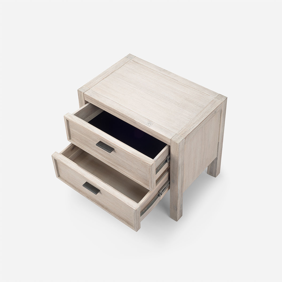 SET RESPALDO 2 PLAZAS + VELADORES KARSTEN ROSEN MADERA - 4