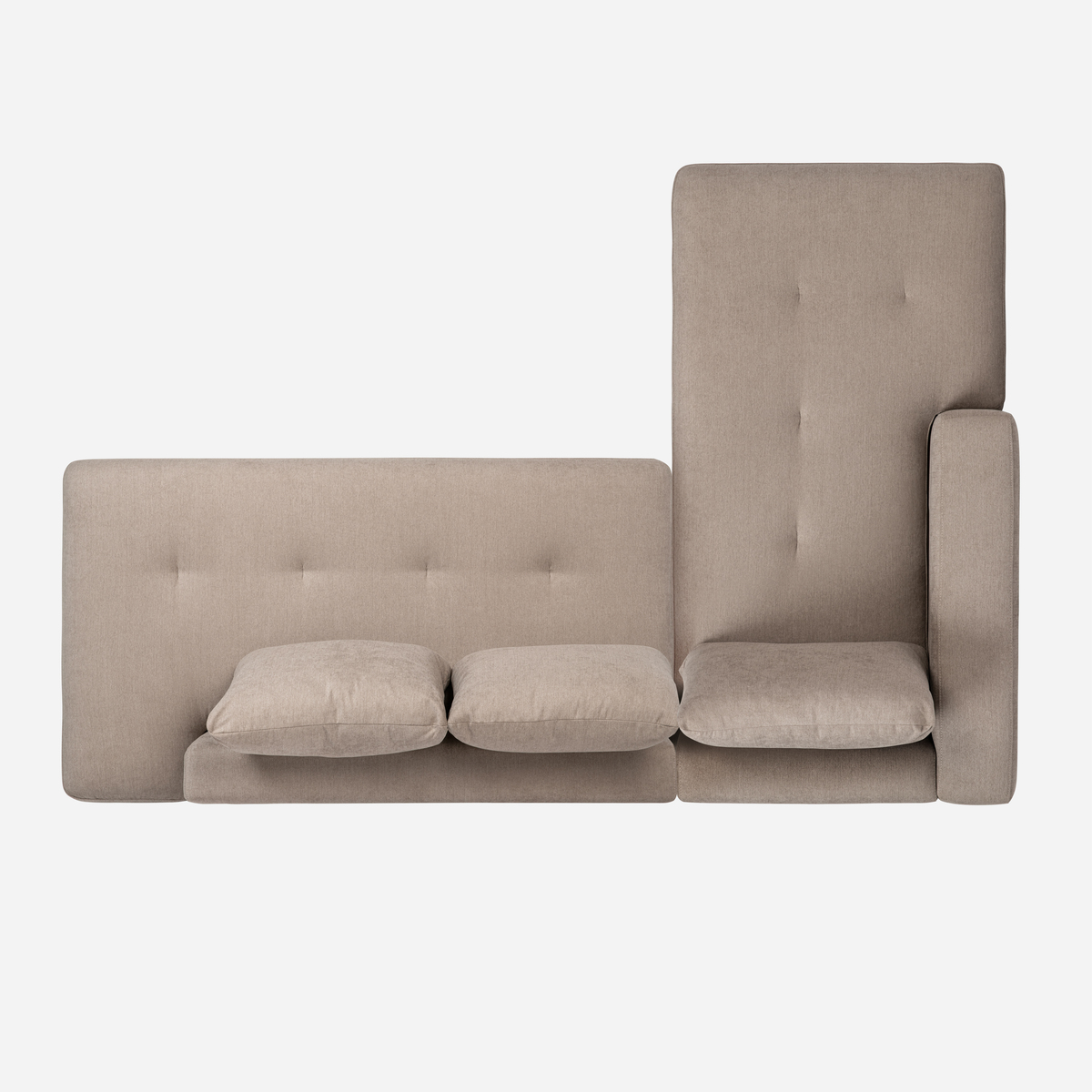 SOFÁ SECCIONAL ROSEN PANAMÁ IZQUIERDO BEIGE VISÓN - 5