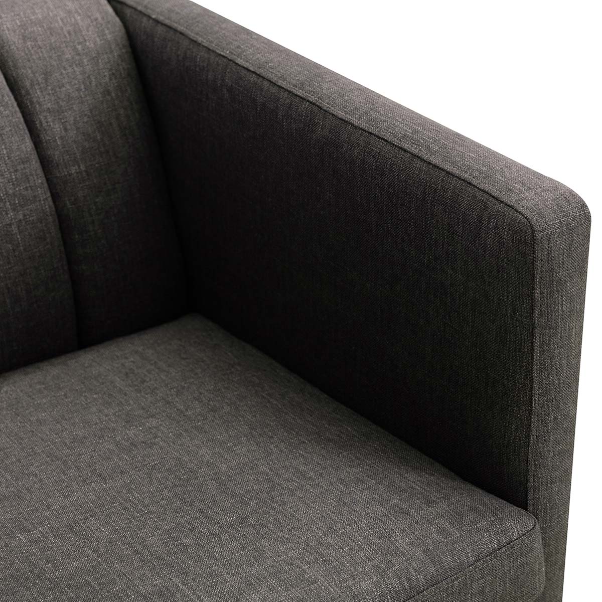 SET 2 POLTRONAS ROSEN DROLET TELA GRAFITO - 5