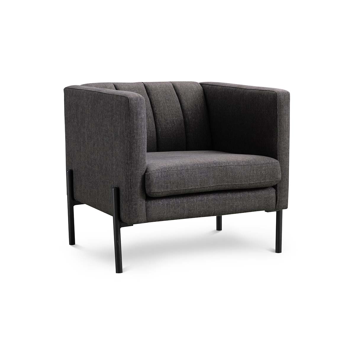SET 2 POLTRONAS ROSEN DROLET TELA GRAFITO - 8