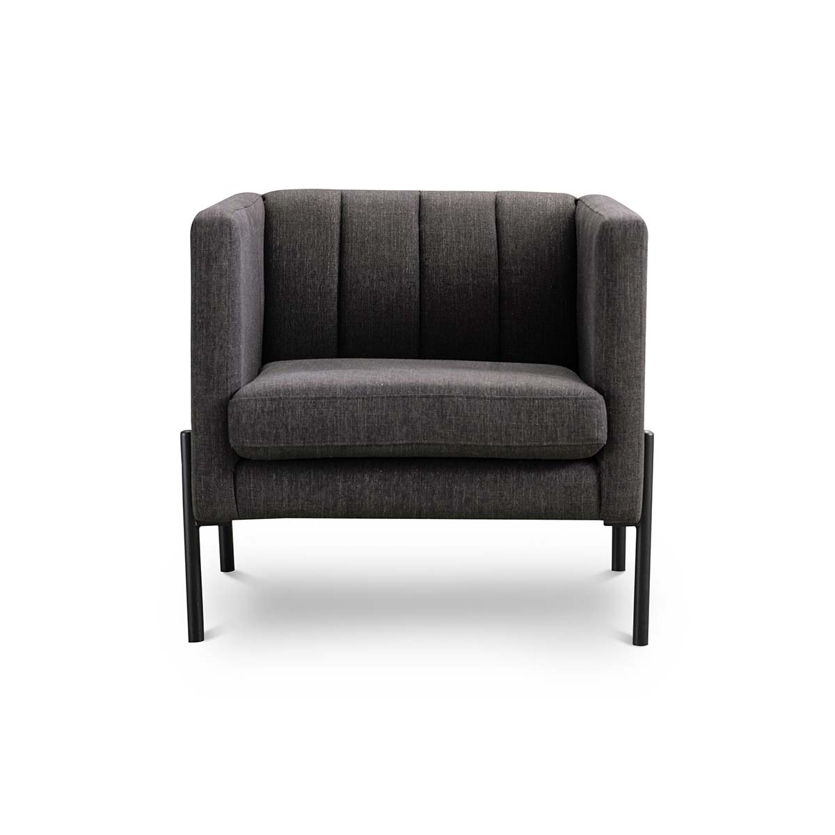 SET 2 POLTRONAS ROSEN DROLET TELA GRAFITO - 9