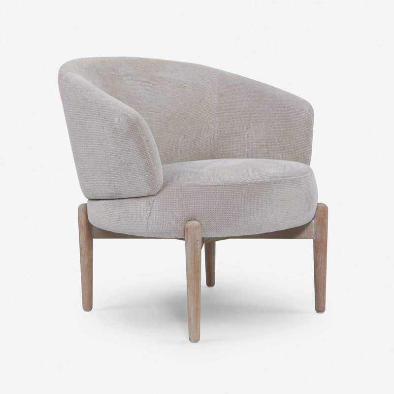 POLTRONA ROSEN ODDA TELA NACAR - 1