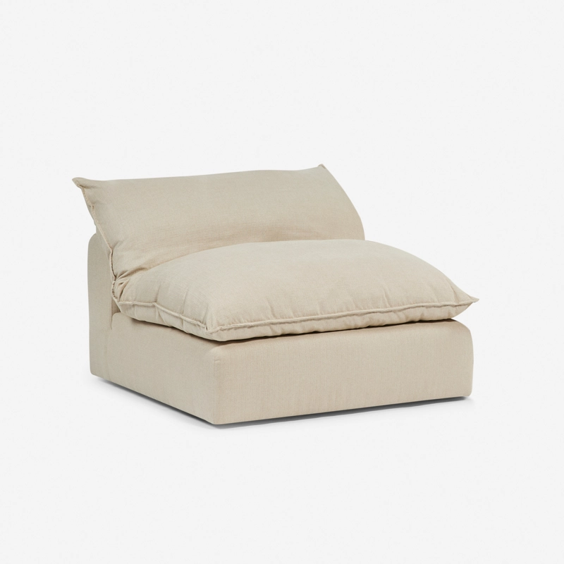 SOFÁ ROSEN SHANKLIN 1 CUERPO BEIGE BUTACA - 1