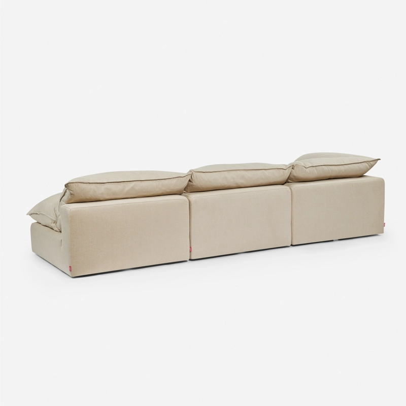 MODULAR ROSEN SHANKLIN 3 CUERPOS BEIGE 1 ESQUINERO + 2 BUTACAS - 4
