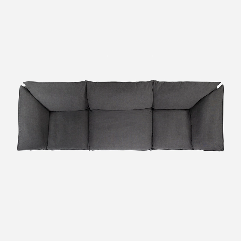 BUTACA ROSEN SHANKLIN 3 CUERPOS CARBON MODULAR 2 ESQUINEROS + 1 CHARCOAL - 3