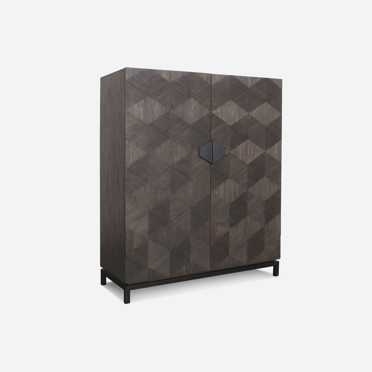 ESTANTE ROSEN MARTELLO MADERA ROBLE MARRON - 1