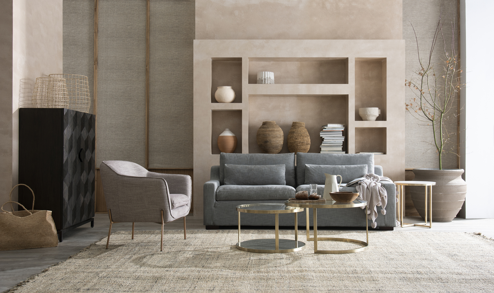 ESTANTE ROSEN MARTELLO MADERA ROBLE MARRON - 3