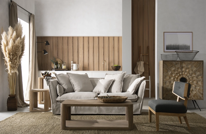 ESTANTE ROSEN GRANSDEN MADERA ROBLE BEIGE - 3