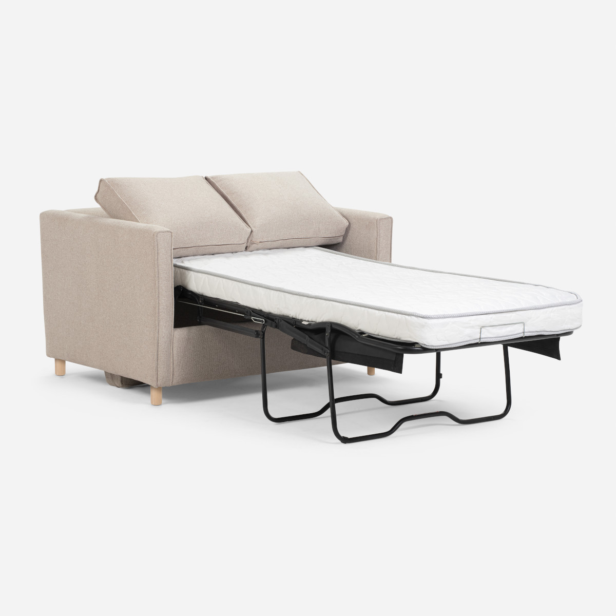 SOFA CAMA ROSEN LIDO 1.5 CUERPOS LATTE - 1