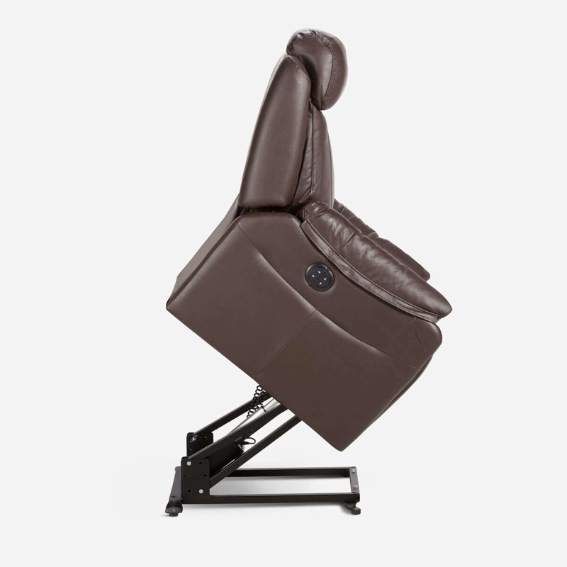 BERGERE ROSEN KLIMT CUERO CAFÉ ELÉCTRICO CON ALZADOR - 3
