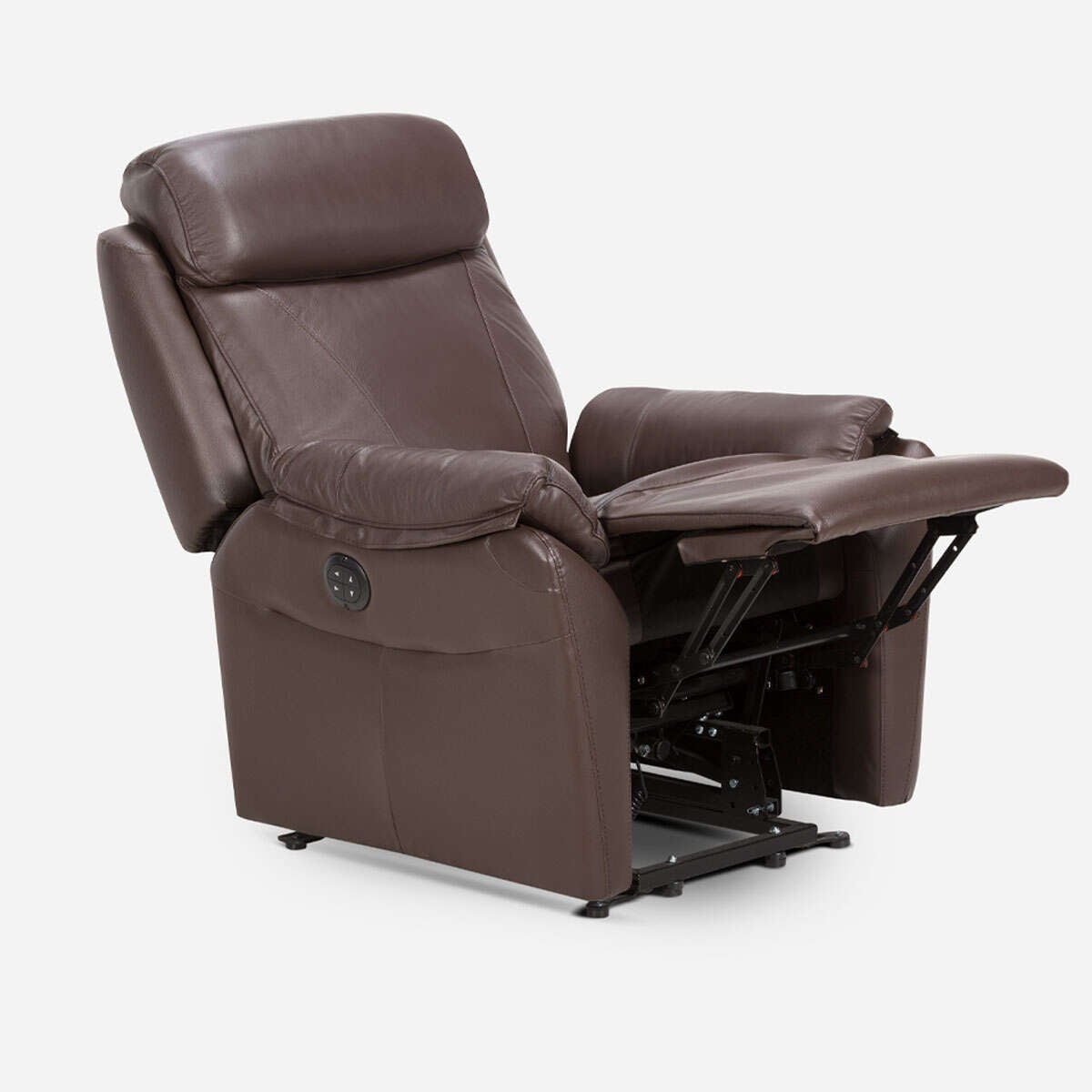 BERGERE ROSEN KLIMT CUERO CAFÉ ELÉCTRICO CON ALZADOR - 8