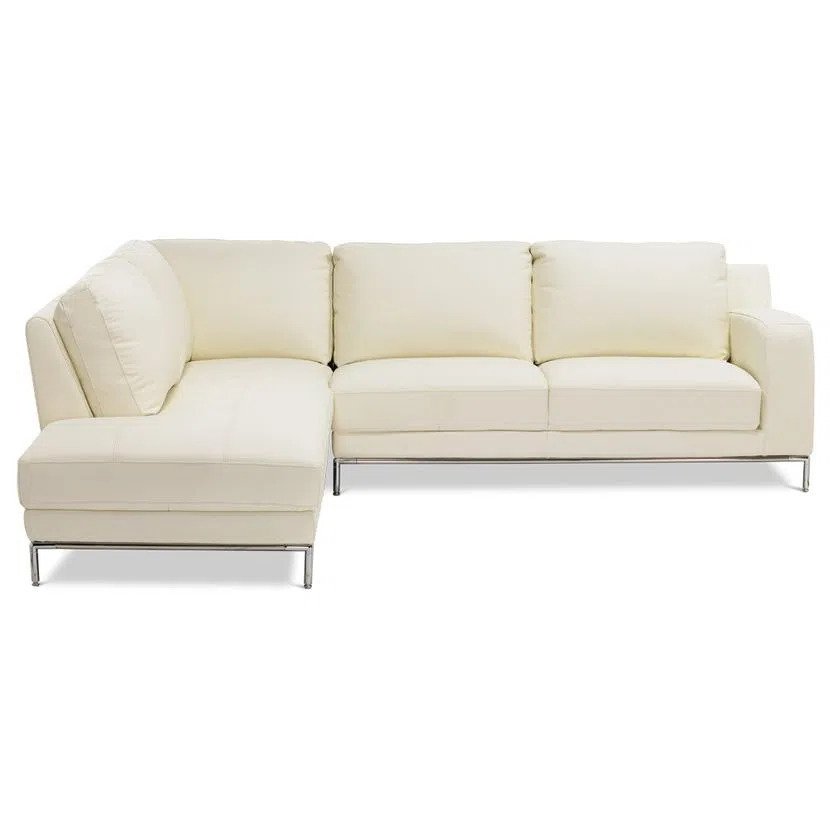 SOFÁ SECCIONAL ROSEN KRIS IZQUIERDO CUERO IVORY - 2