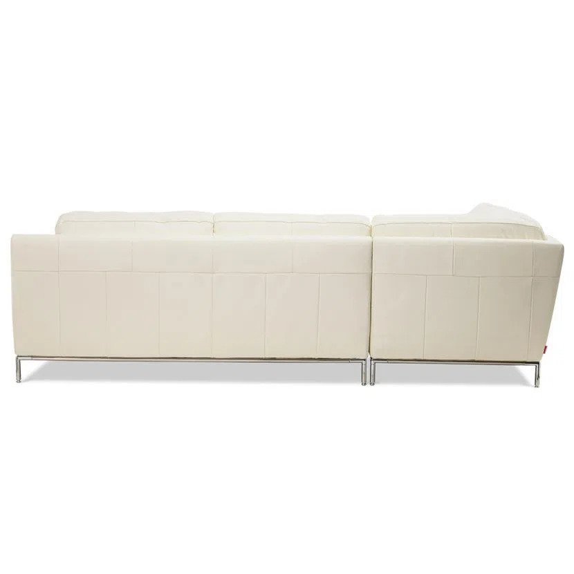 SOFÁ SECCIONAL ROSEN KRIS IZQUIERDO CUERO IVORY - 5