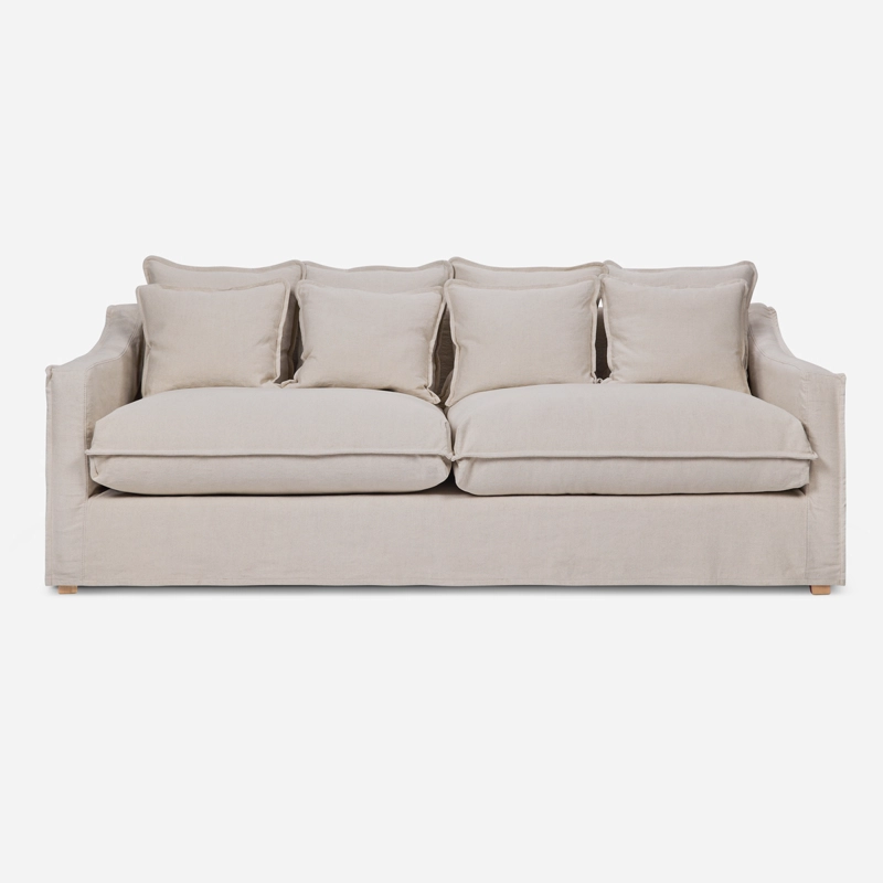 SOFÁ ROSEN PANGRATI 3 CUERPOS BEIGE - 1