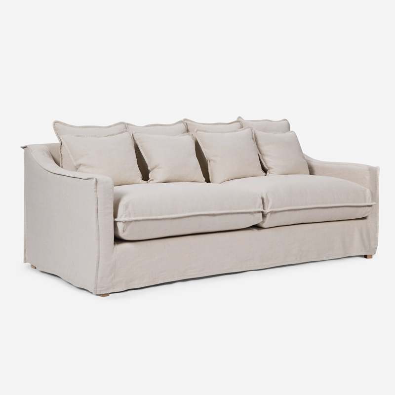 SOFÁ ROSEN PANGRATI 3 CUERPOS BEIGE - 3