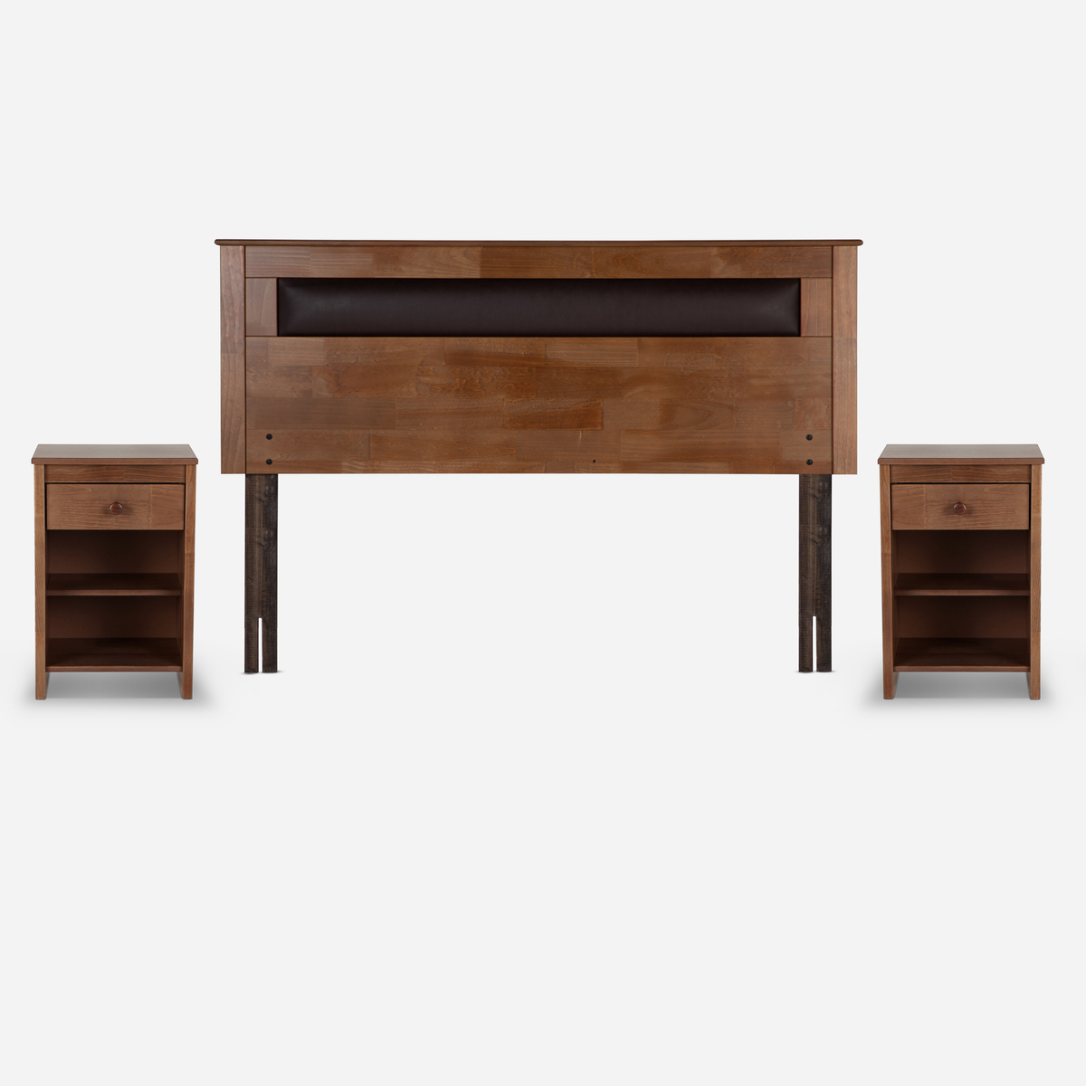 CAMA EUROPEA ROSEN PRATTA P. METAL FULL + MUEBLES FERRARA - 3