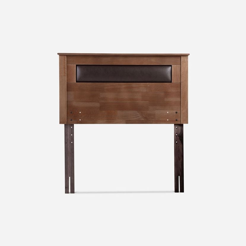 CAMA EUROPEA ROSEN PRATTA 1.5 PLAZAS PATA ACERO + MUEBLES FERRARA - 4