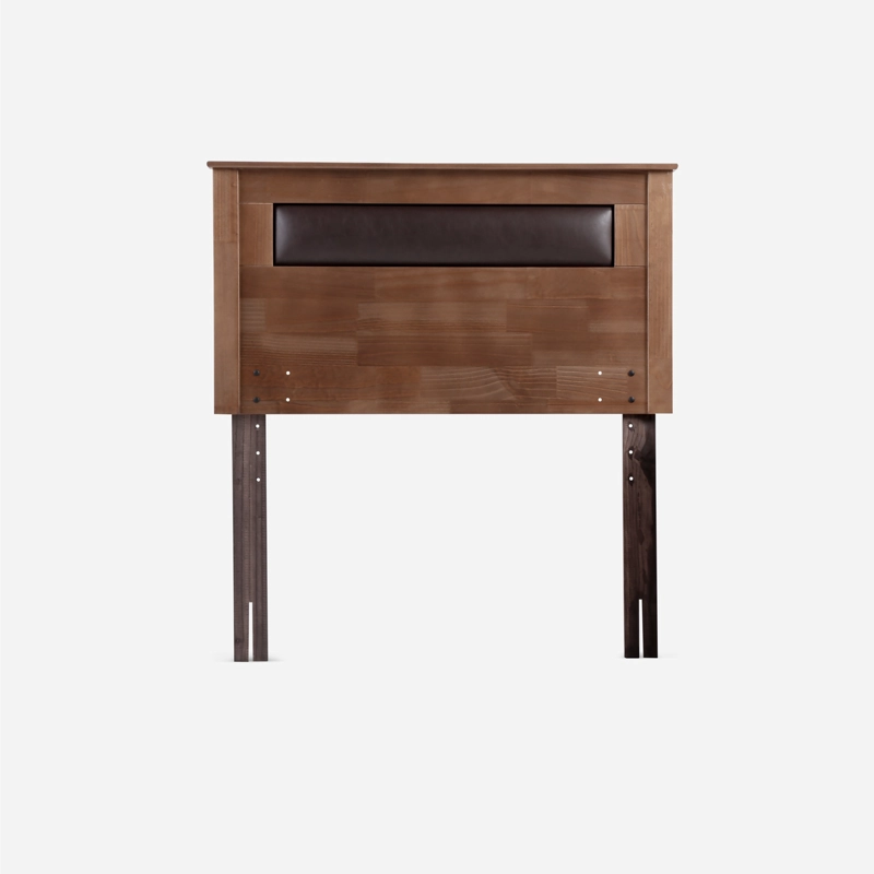 CAMA EUROPEA ROSEN PRATTA 1.5 PLAZAS PATA MADERA +RESPALDO FERRARA - 2