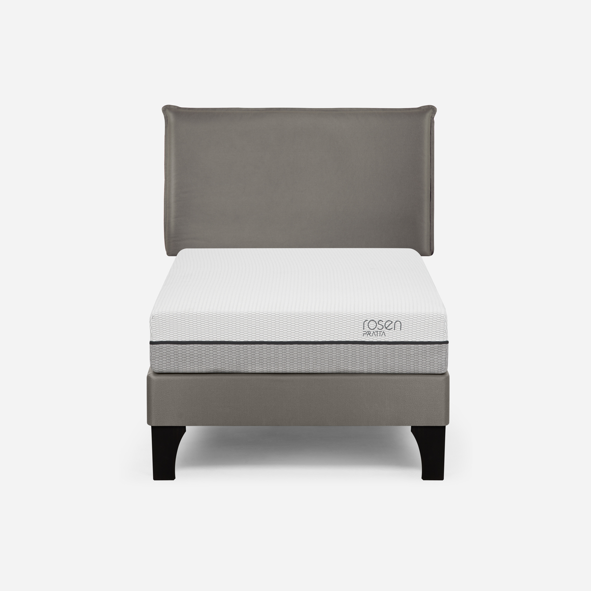 CAMA EUROPEA ROSEN PRATTA 1 PLAZA PATA MADERA + RESPALDO MAURICE - 1