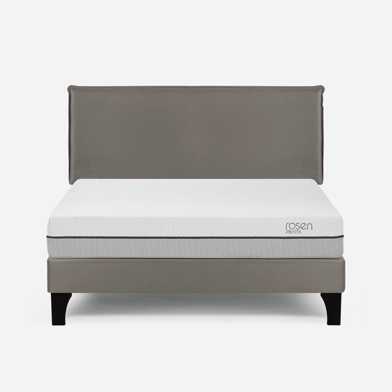 CAMA EUROPEA ROSEN PRATTA 2 PLAZAS PATA MADERA BN+RESPALDO MAURICE - 1
