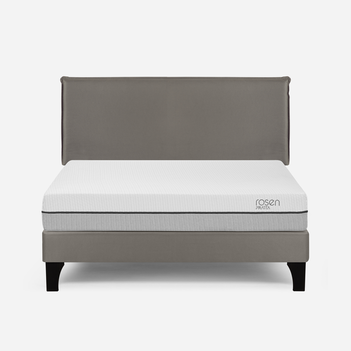 CAMA EUROPEA ROSEN PRATTA 2 PLAZAS PATA MADERA BN+RESPALDO MAURICE - 1