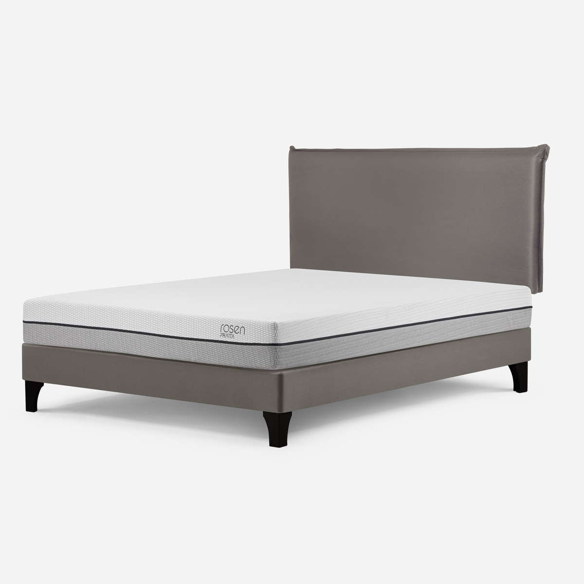 CAMA EUROPEA ROSEN PRATTA 2 PLAZAS PATA MADERA BN+RESPALDO MAURICE - 2