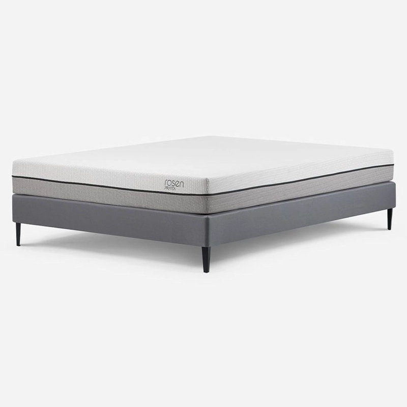 CAMA EUROPEA ROSEN  PRATTA 2 PLAZAS PATA ACERO 150 X 200 CM - 1