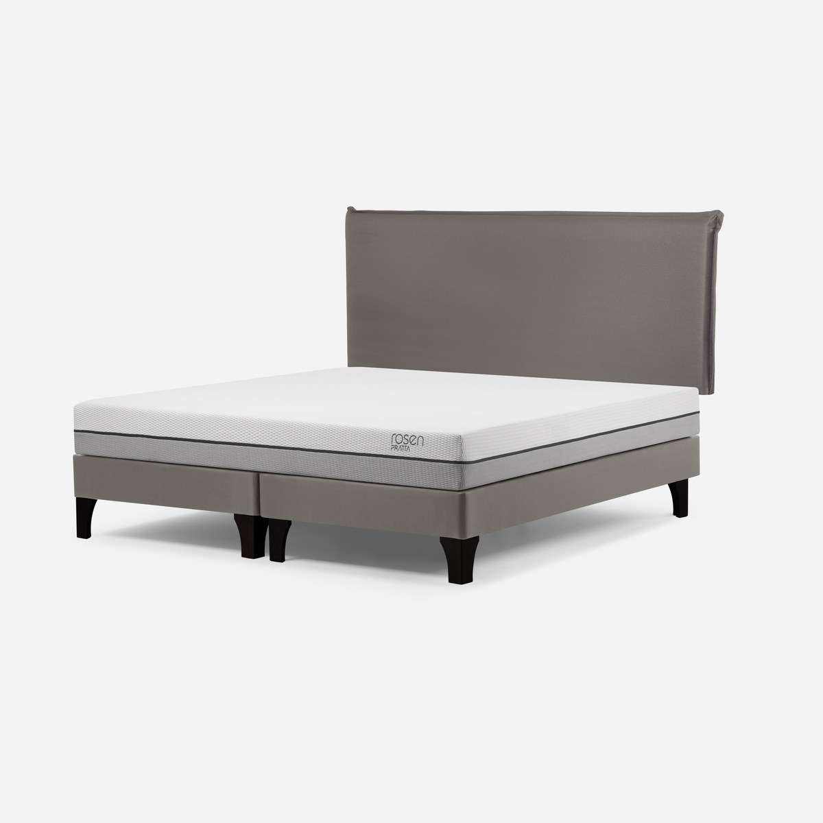 CAMA EUROPEA ROSEN PRATTA 2 PLAZAS PATA MADERA BD+RESPALDO MAURICE - 2
