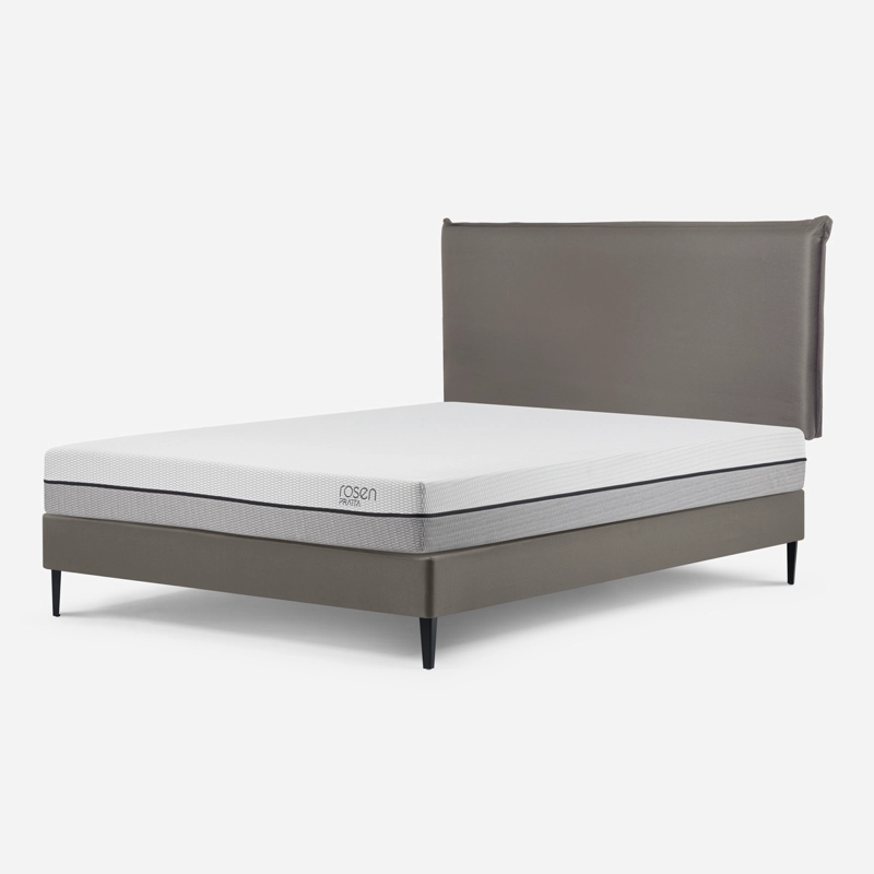 CAMA EUROPEA ROSEN PRATTA 2 PLAZAS PATA ACERO BN +RESPALDO MAURICE - 3