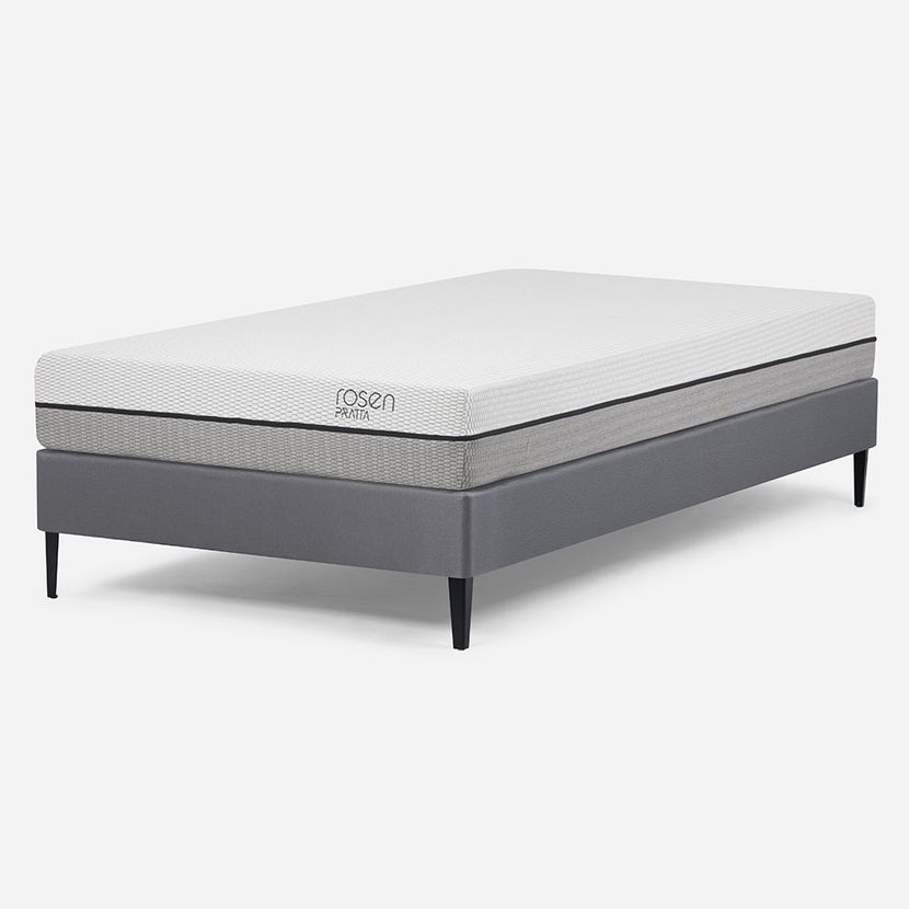 CAMA EUROPEA ROSEN PRATTA 1 PLAZA PATA ACERO 90 X 200 CM - 1