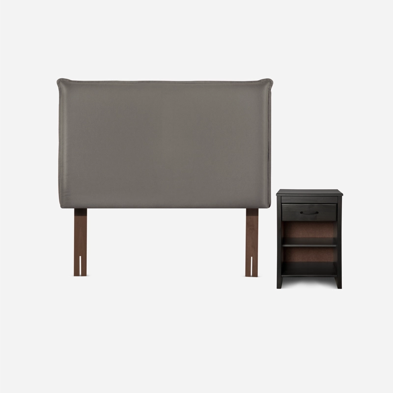 CAMA EUROPEA ROSEN PRATTA 1 PLAZA PATA MADERA + MUEBLES MAURICE - 3