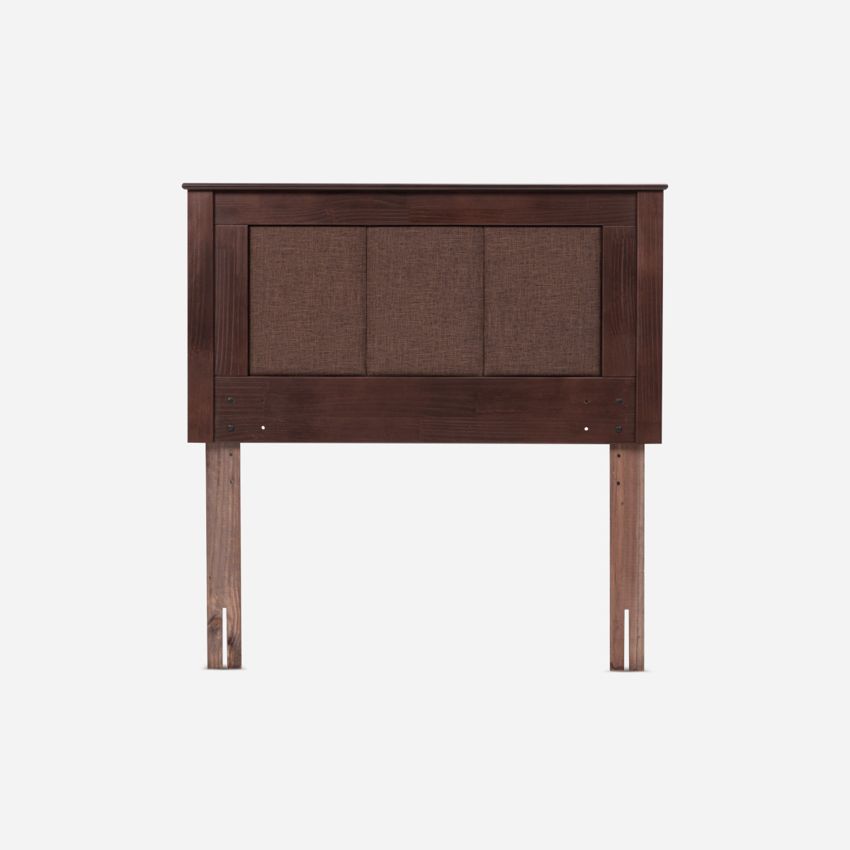 BOXET ROSEN PRATTA 1 PLAZA MADERA GRIS 90 X 200 CM + RESPALDO RACHEL - 2