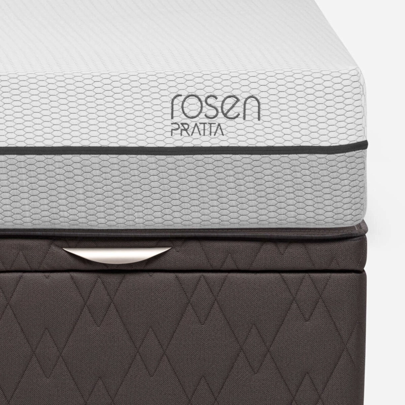 BOXET ROSEN PRATTA 2 PLAZAS MADERA GRIS + RESPALDO VELADORES FERRARA - 6