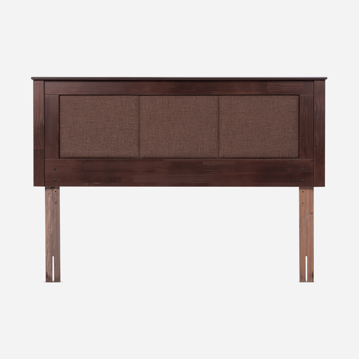 BOXET ROSEN PRATTA 2 PLAZAS MADERA GRIS 150 X 200 CM + RESPALDO RACHEL - 2