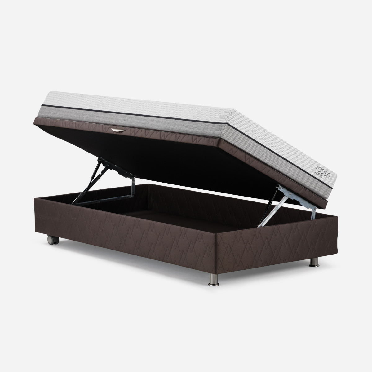 BOXET ROSEN PRATTA 1 PLAZA MADERA GRIS + RESPALDO RACHEL VELADOR FERRARA - 2