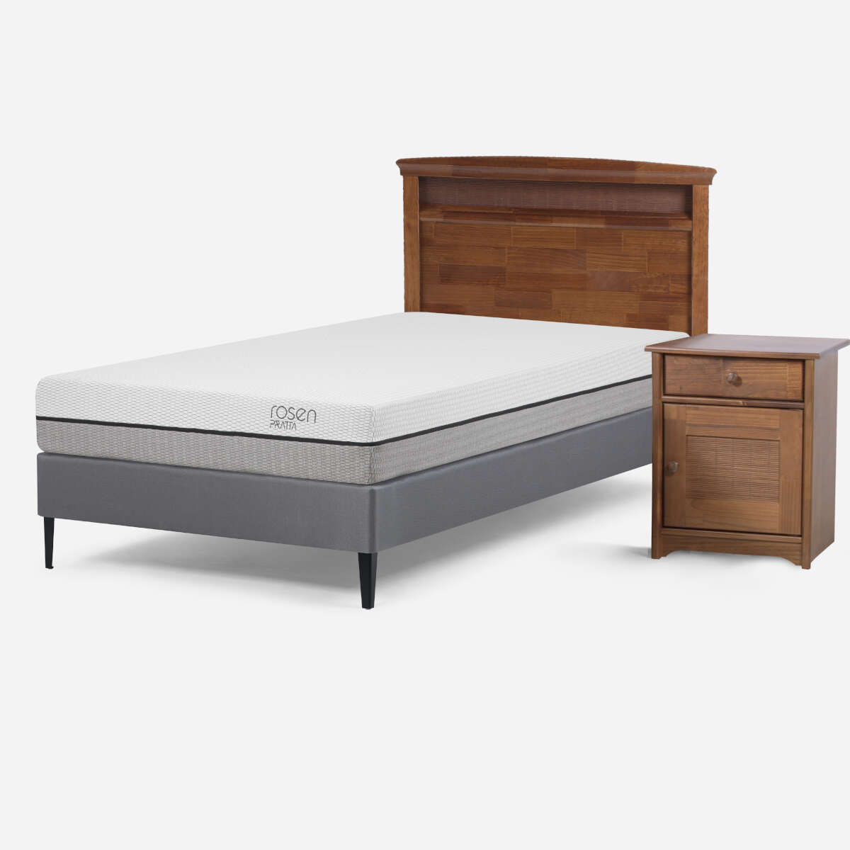 CAMA ROSEN PRATTA 1.5 PLAZAS + MUEBLES VENETO - 3