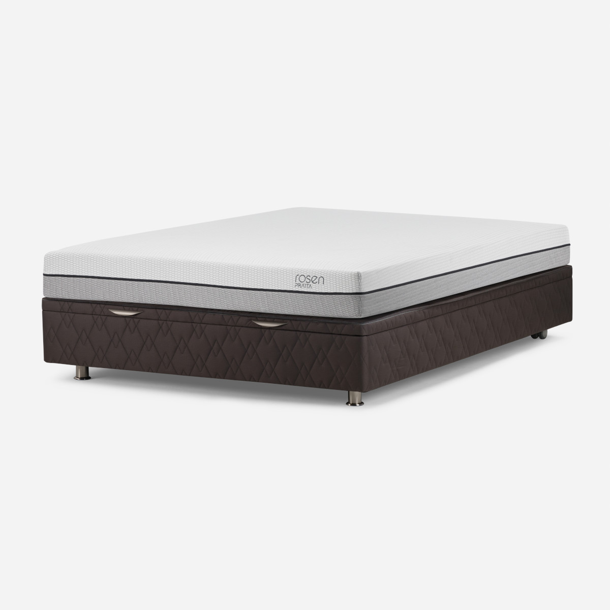 BOXET ROSEN PRATTA 2 PLAZAS MADERA GRIS 150 X 200 CM - 2