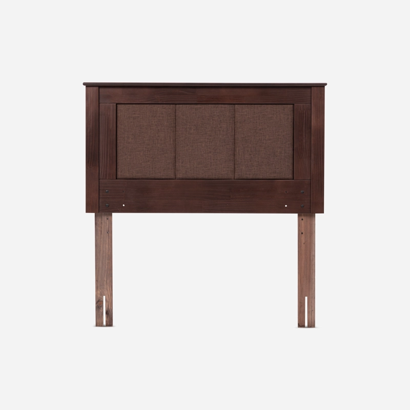 DIVÁN ROSEN CAMA PRATTA 1.5 PLAZAS MADERA GRIS + RESPALDO RACHEL - 5