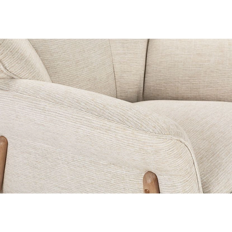 POLTRONA ROSEN MILLIGAN TELA BEIGE - 7