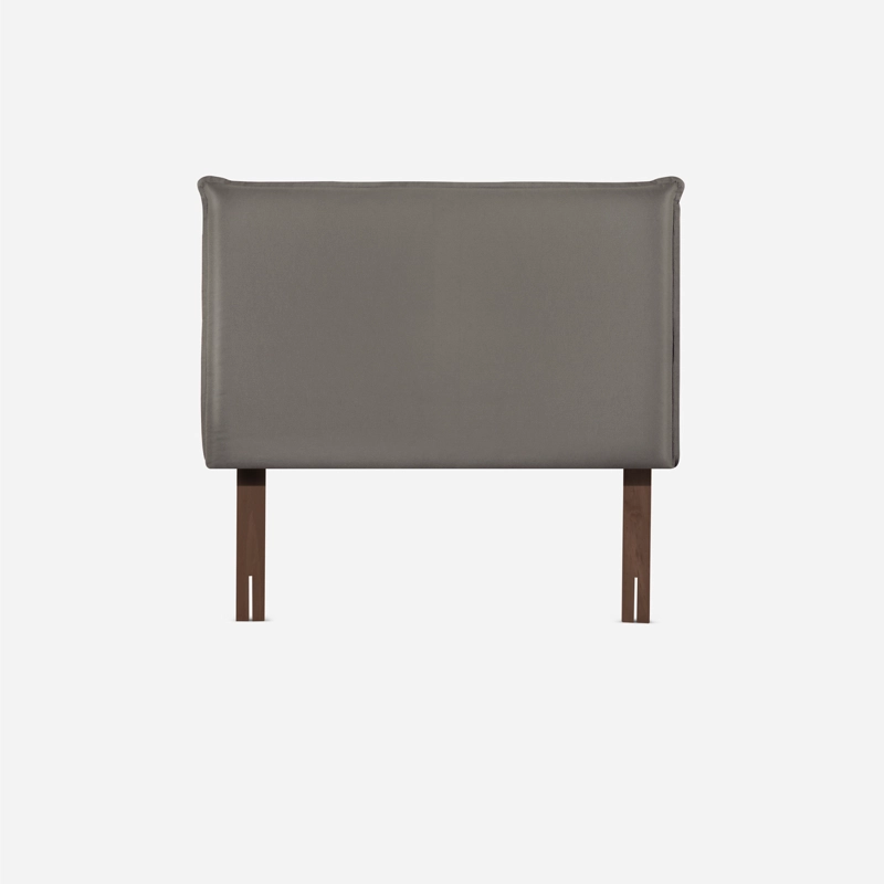 DIVÁN ROSEN CAMA CLASSIQUE MADERA GRIS + 1.5 PLAZAS + RESPALDO MAURICE - 5