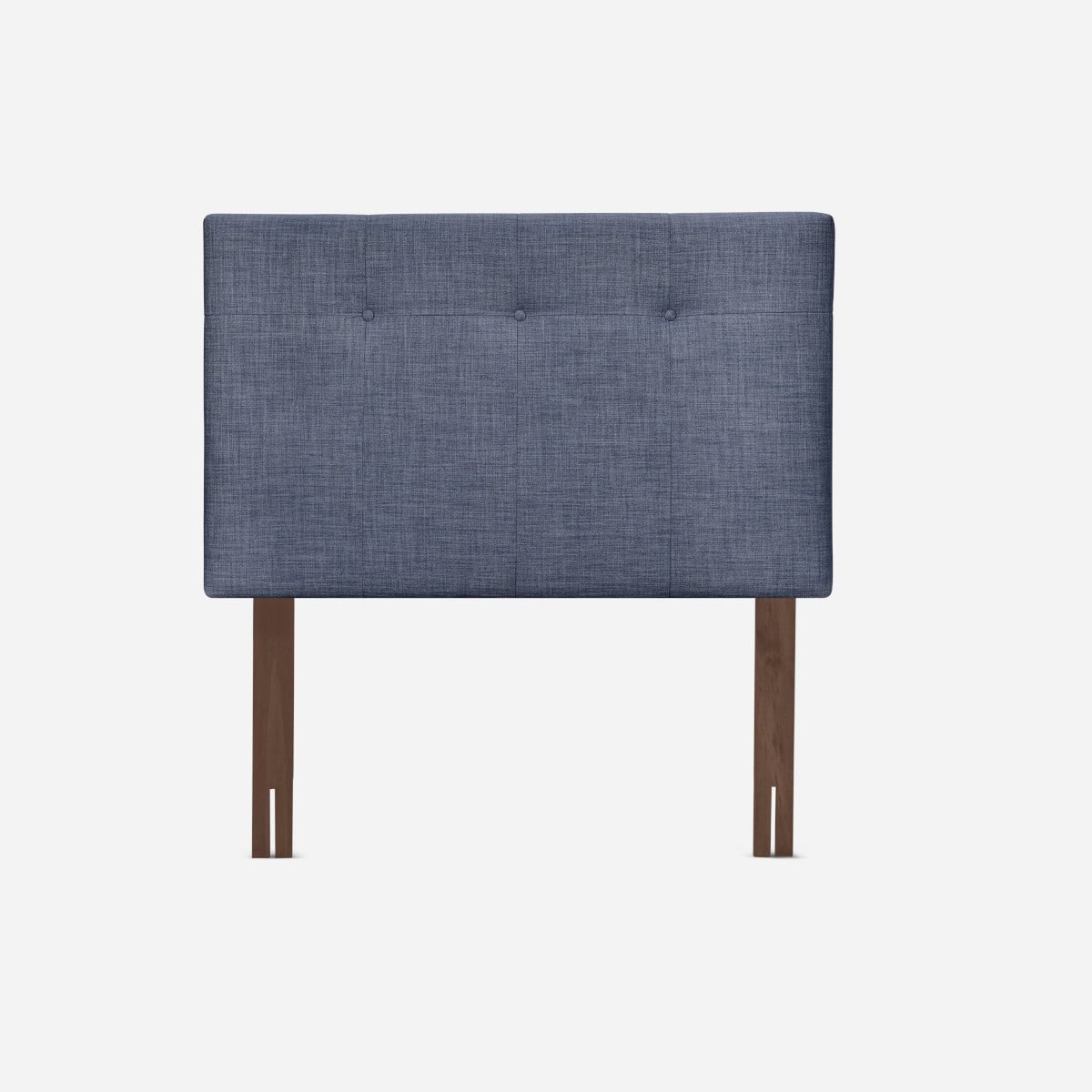 DIVÁN ROSEN CLASSIQUE MADERA AZUL + 1.5 PLAZAS + RESPALDO NEW BENNET DENIM - 3