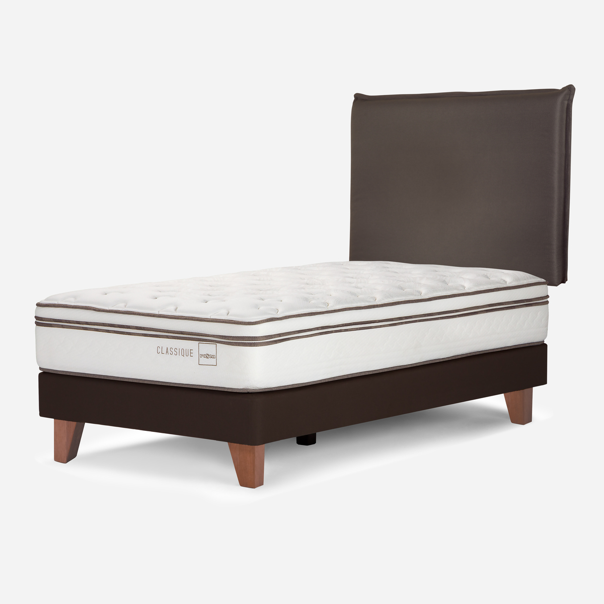 CAMA EUROPEA ROSEN CLASSIQUE+ 1 PLAZA + RESPALDO MAURICE - 3