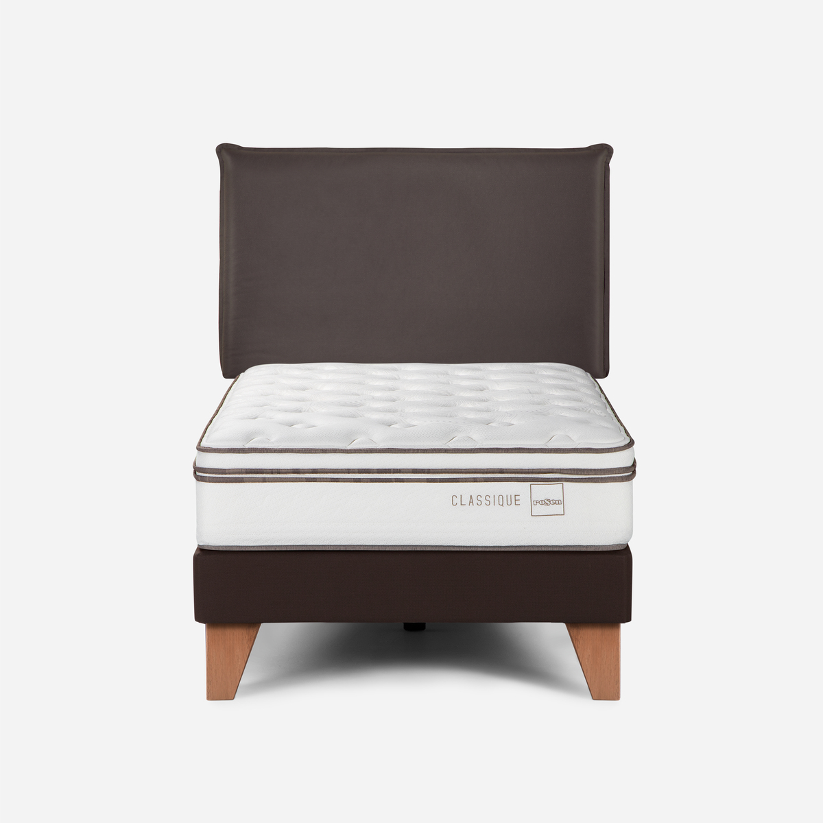 CAMA EUROPEA ROSEN CLASSIQUE+ 1,5 PLAZAS + RESPALDO MAURICE - 1