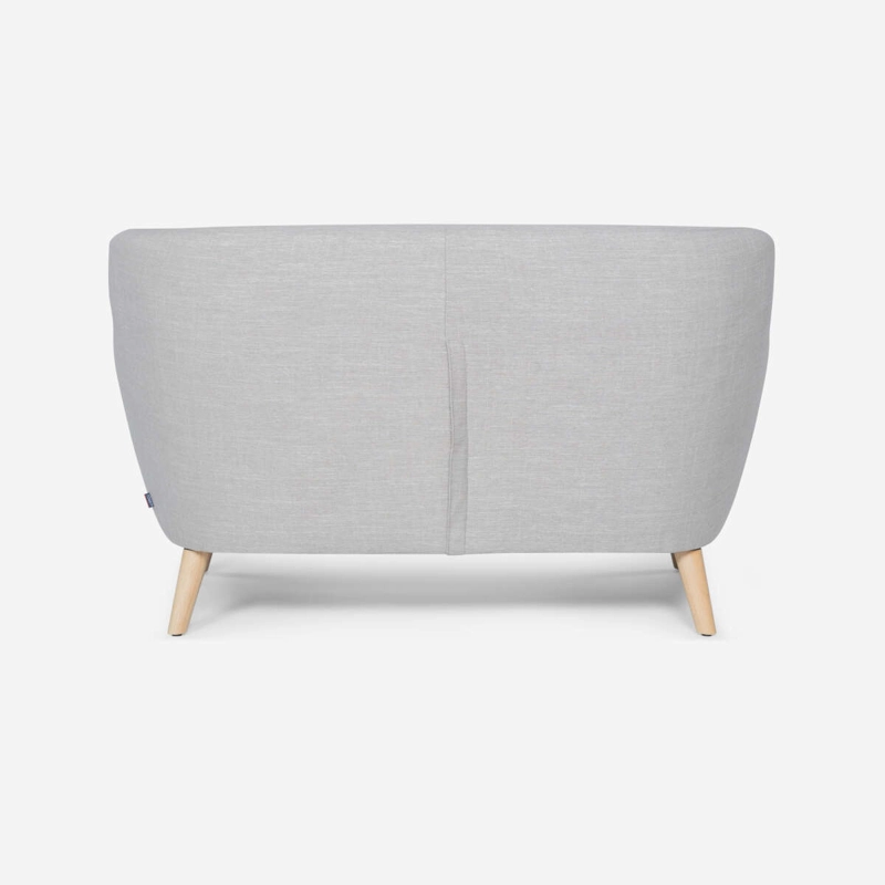 SOFÁ ROSEN 2 CUERPOS ARENA RAFAELLA TELA BEIGE CLARO - 4