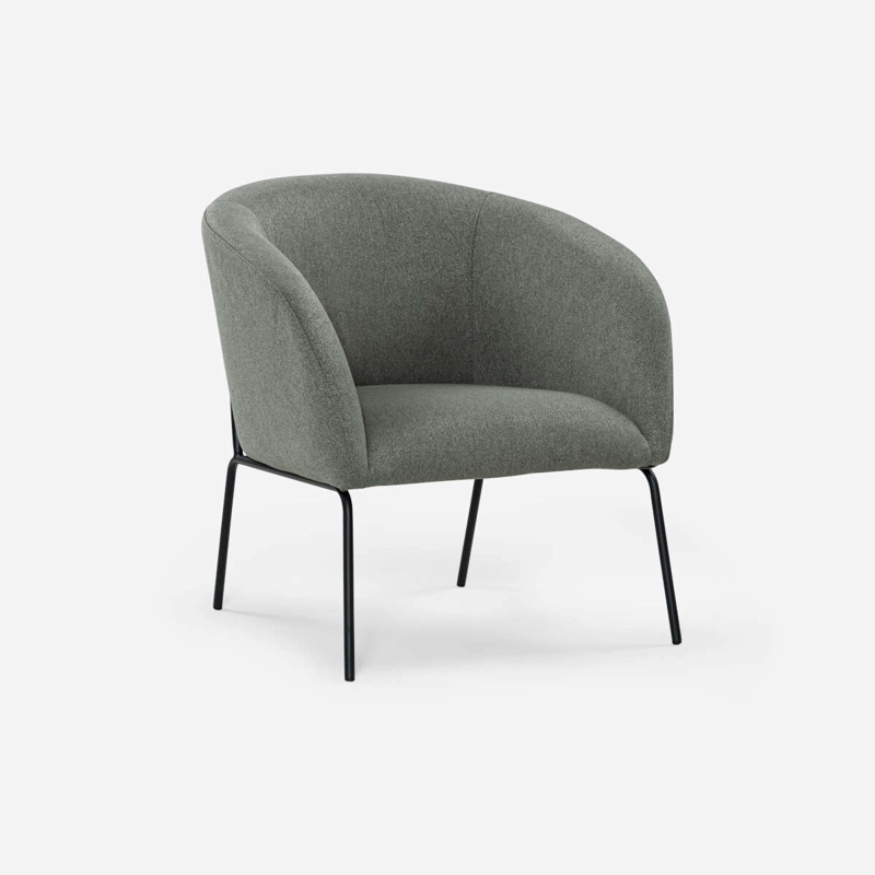 POLTRONA ROSEN VERDE FULTON TELA - 1
