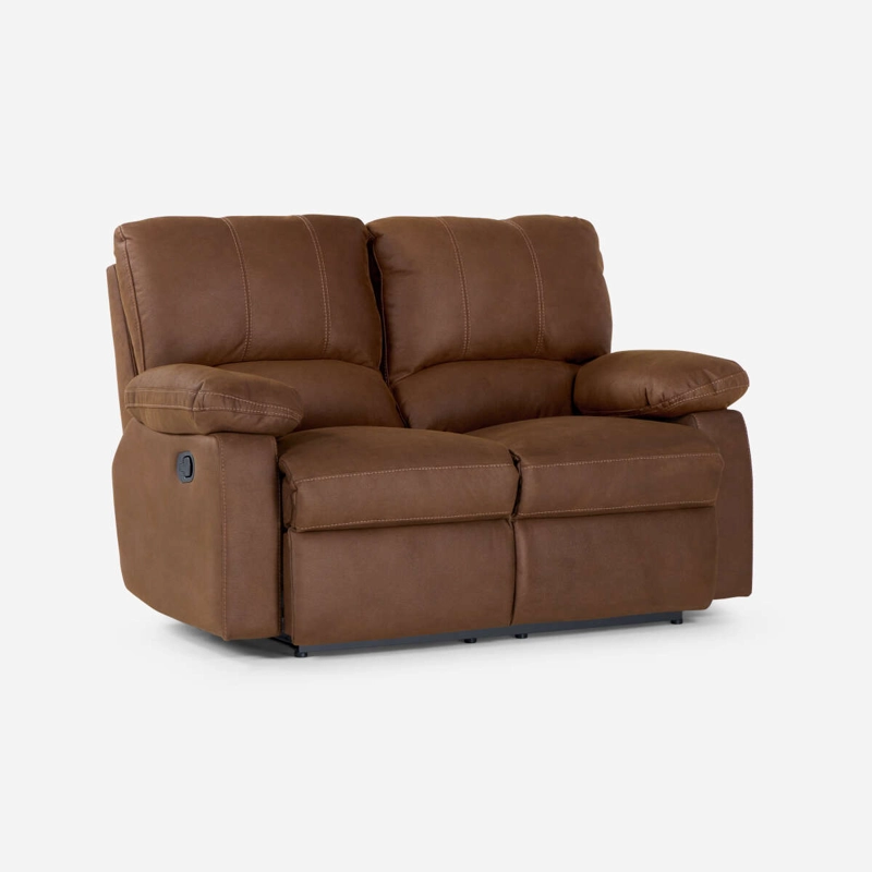 SET ROSEN CAFÉ SOFÁS RECLINABLE 2 Y 3 CUERPOS ARCHIE TELA - 4
