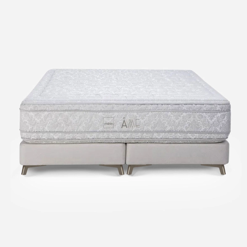 BOX SPRING ROSEN AME GRAY II 2 PLAZAS 150 X 200 CM - 3